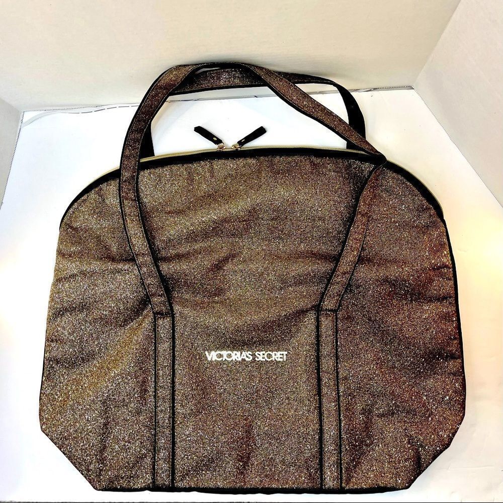 Victoria’s Secret Gold Shimmer Glamour Tote Bag